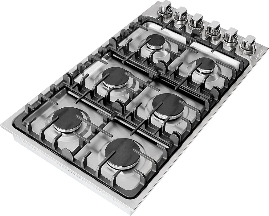 Cosmo 36-Inch Gas Cooktop with 6 Burners in Stainless Steel (COS-DIC366) Cosmo