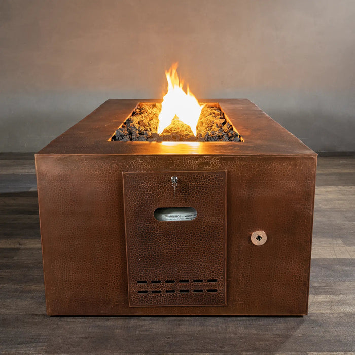 Gravity Moreno 72" W x 38" L Rectangle Copper Fire Pit - MORGRV723824 by Starfire Designs Starfire Designs