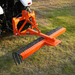 72" Landscape Rake with 36 Tines 3 Point Hitch Tractor Attachment,  LR72