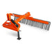 72" Offset Landscape Rake with 36 Tines 3 Point Hitch Tractor Attachment, LRA72