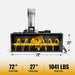 72" Hydraulic Skid Steer Snow Blower, 16–24 GPM, Hydraulic Chute Rotator & Deflector, 24" Impeller, SSB72H