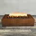 Starfire Designs Metal Gravity 72" x 38" Rectangle Corten Steel Gas Fire Pit Starfire Designs