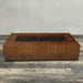 Starfire Designs Metal Gravity 72" x 38" Rectangle Corten Steel Gas Fire Pit Starfire Designs