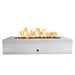 Starfire Designs Metal Gravity 72" x 38" Rectangle Stainless Steel Gas Fire Pit Starfire Designs