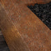 Starfire Designs Metal Gravity 72" x 38" Rectangle Corten Steel Gas Fire Pit with Propane Tank Access Door Starfire Designs