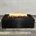 Starfire Designs Gravity Rectangle Powder Coated Steel Gas Fire Pit with Propane Tank Access Door Starfire Designs