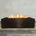 Starfire Designs Gravity Rectangle Powder Coated Steel Gas Fire Pit with Propane Tank Access Door Starfire Designs