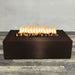 Starfire Designs Gravity Rectangle Powder Coated Steel Gas Fire Pit with Propane Tank Access Door Starfire Designs