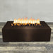 Starfire Designs Gravity Rectangle Powder Coated Steel Gas Fire Pit with Propane Tank Access Door Starfire Designs