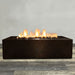 Starfire Designs Gravity Rectangle Powder Coated Steel Gas Fire Pit with Propane Tank Access Door Starfire Designs