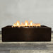 Starfire Designs Gravity Rectangle Powder Coated Steel Gas Fire Pit with Propane Tank Access Door Starfire Designs