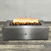 Starfire Designs Gravity Rectangle Powder Coated Steel Gas Fire Pit with Propane Tank Access Door Starfire Designs