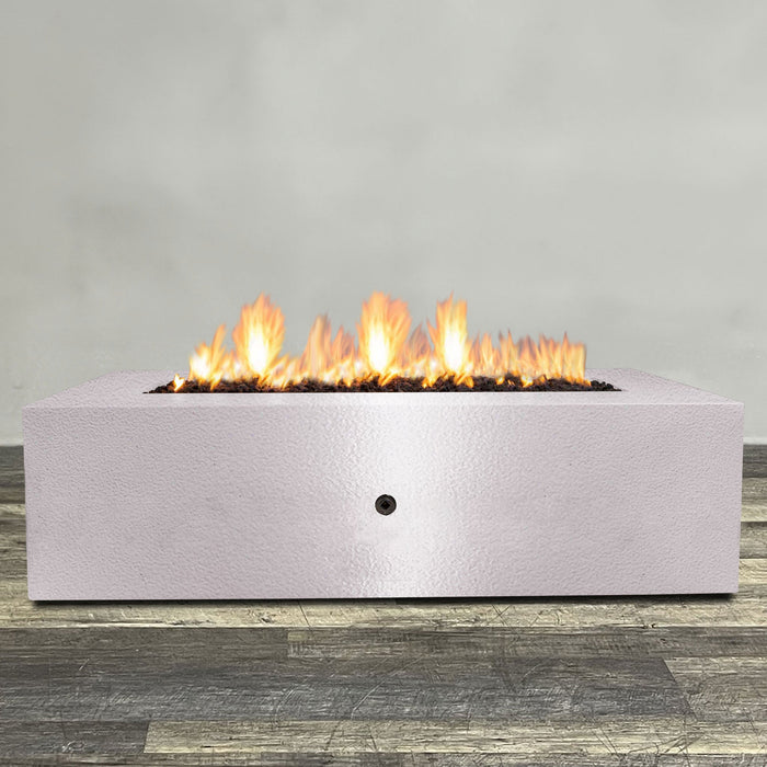 Starfire Designs Gravity Rectangle Powder Coated Steel Gas Fire Pit with Propane Tank Access Door Starfire Designs