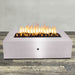 Starfire Designs Gravity Rectangle Powder Coated Steel Gas Fire Pit with Propane Tank Access Door Starfire Designs