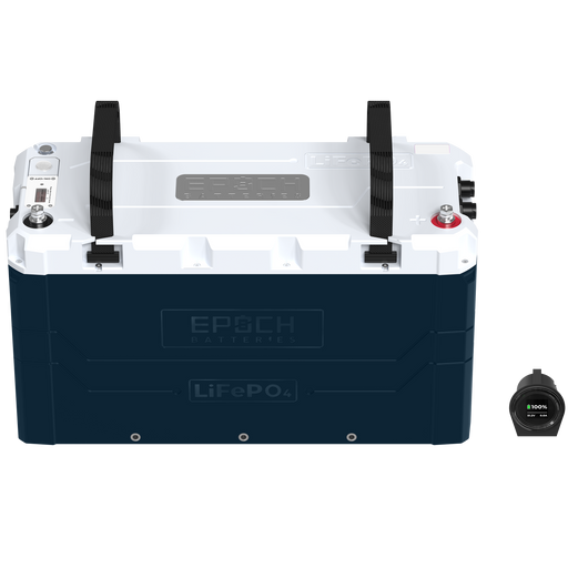 Epoch 24V 230Ah V2 Elite LiFePO4 battery — side profile