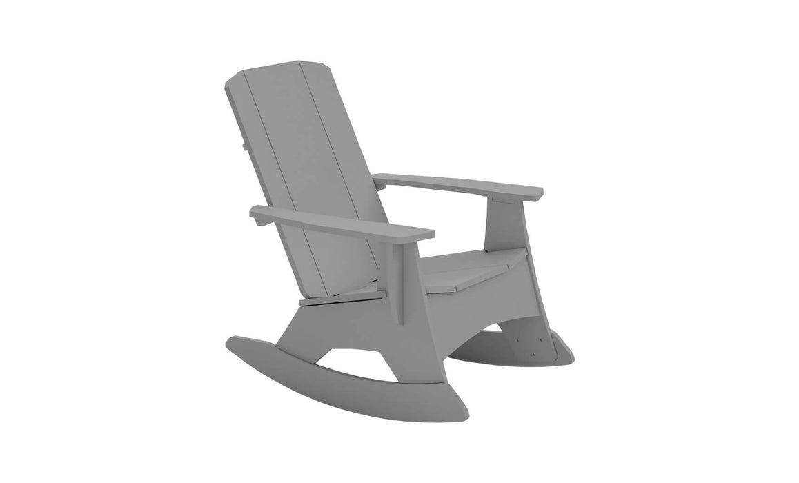 Ledge Lounger Mainstay Adirondack Rocker — Gray