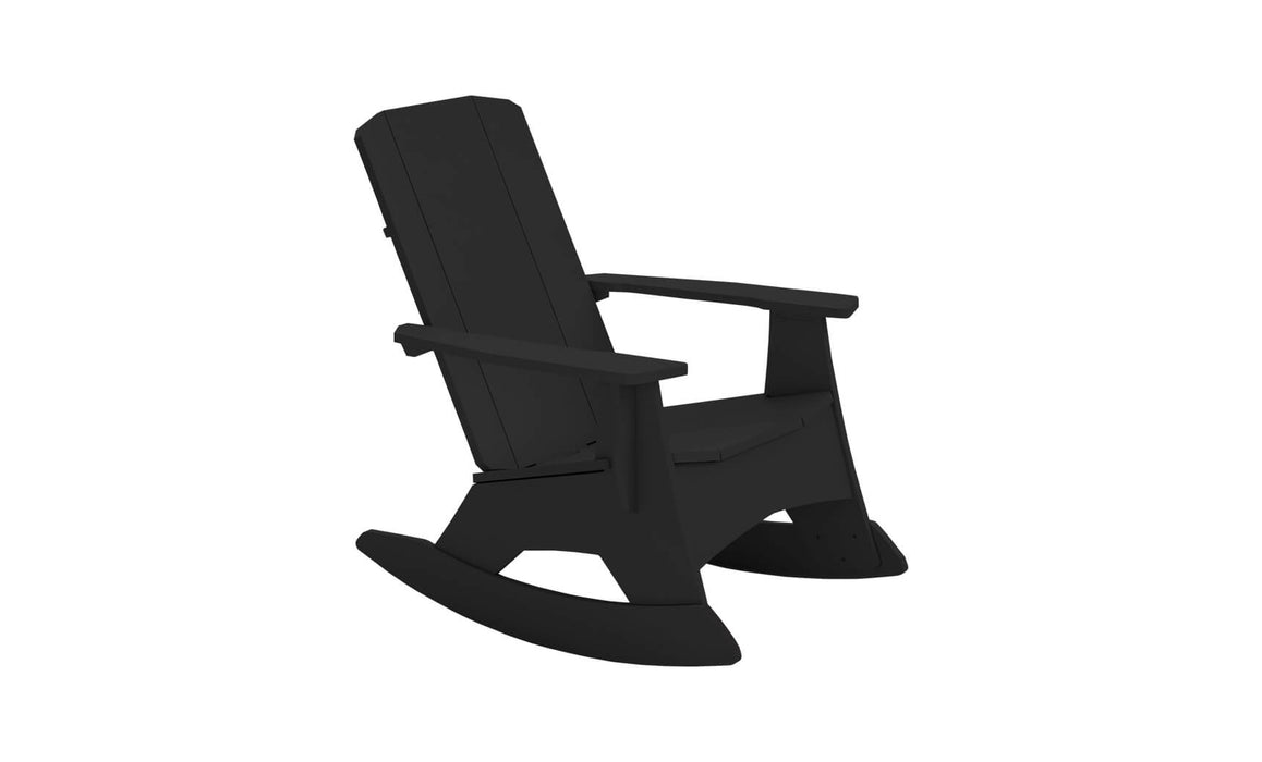 Ledge Lounger Mainstay Adirondack Rocker — Black
