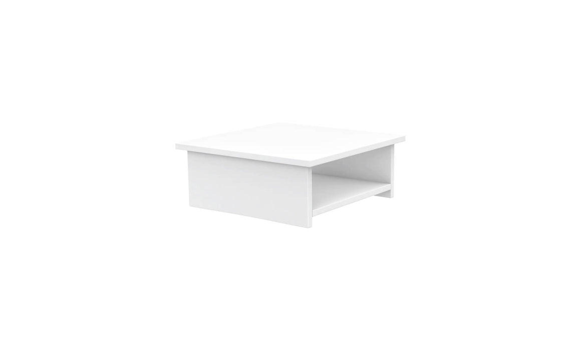 Ledge Lounger Echo Side Table — White