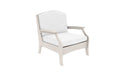 Ledge Lounger Legacy Club Chair — Cloud Base-4634 White Fabric-Lattice Back