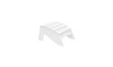 Ledge Lounger Legacy Adirondack Ottoman — White