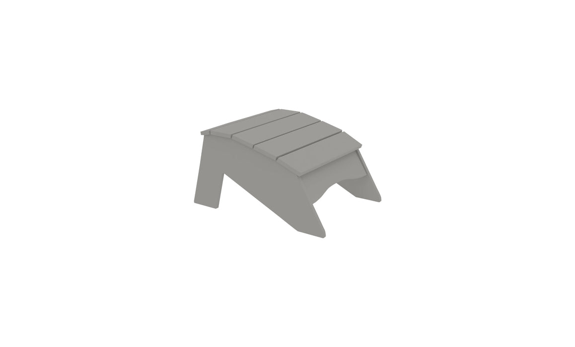 Ledge Lounger Legacy Adirondack Ottoman — Gray