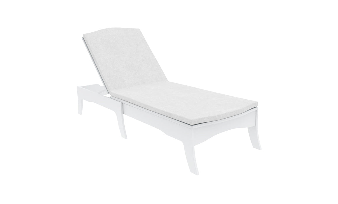 Ledge Lounger Legacy Chaise — White Base-4634 White Fabric