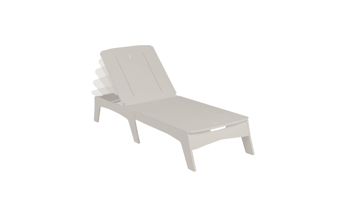 Ledge Lounger Mainstay Chaise — Cloud Base-4634 White Fabric