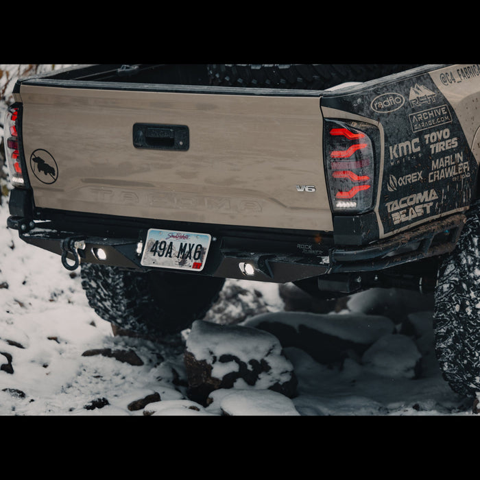 C4 Fabrication 2016-2023 Toyota Tacoma Rock Runner High Clearance Rear Bumper – image 8 of 13