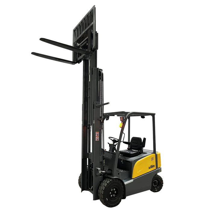 Xilin FB25R-Li-189HF 4 wheel electric forklift control handle close-up