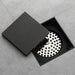 wonderland shower inc Oil rubbered bronze brass shower drain 4 inch square with ABS base - Close-Up