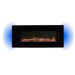 Winslow 42-Inch Wall-Mount/Tabletop Linear Electric Fireplace in Black (SWM4220) - angle view