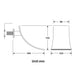 wonderland shower inc Waterfall Wall-mount Bath Tub Filler Faucet with Handheld Shower Oil Rubbered... - Lifestyle View