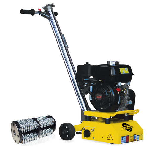 Tomahawk Power 8” Gas Concrete Scarifier Planer Grinder with 5.5 HP Honda Engine & Drum - Main Product Image