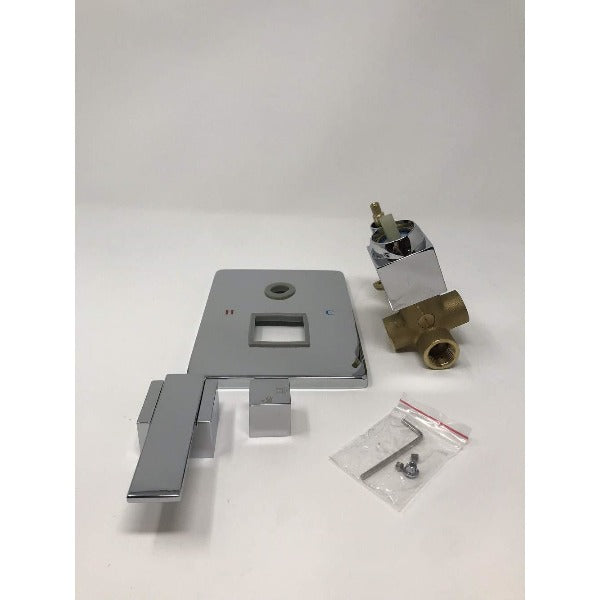 Cascada Showers 8" Rainfall LED Shower Set Double-Function Valve - Product Image 10