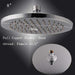 Cascada Showers 8" Round Multi Color LED Rain Shower Head - Detail View 3
