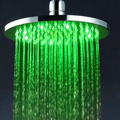Cascada Showers 8" Round Multi Color LED Rain Shower Head - Alternate View