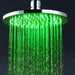 Cascada Showers 8" Round Multi Color LED Rain Shower Head - Alternate View