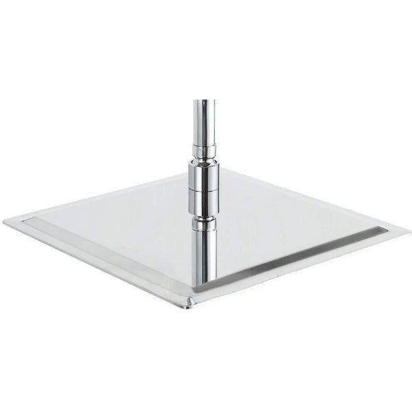 Cascada Showers 8" Square Rainfall LED Shower Head, include Shower Arm - Product Image 11