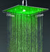 Cascada Showers 8" Square Rainfall LED Shower Head - Alternate View