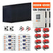 Green Vista Living Rich Solar 8000W 48V-120/240VAC Solar Kit - Side View