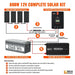 Green Vista Living Rich Solar - 800 Watt Complete Solar Kit - Detail View