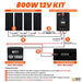 Green Vista Living Rich Solar 800 Watt Solar Kit Complete Off-Grid Solar System for RVs, Boats, Tiny Homes - Lifestyle View