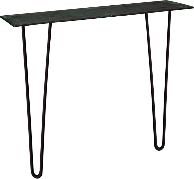 Live Edge Bench - Steel Hairpin Base