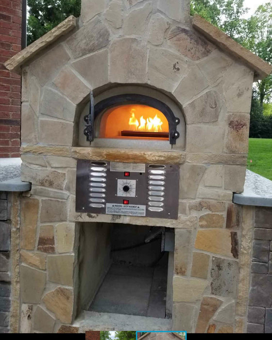 Chicago Brick Oven 750 Hybrid Pizza Oven DIY Kit (Residential) | Dual-Fuel (Gas and Wood)