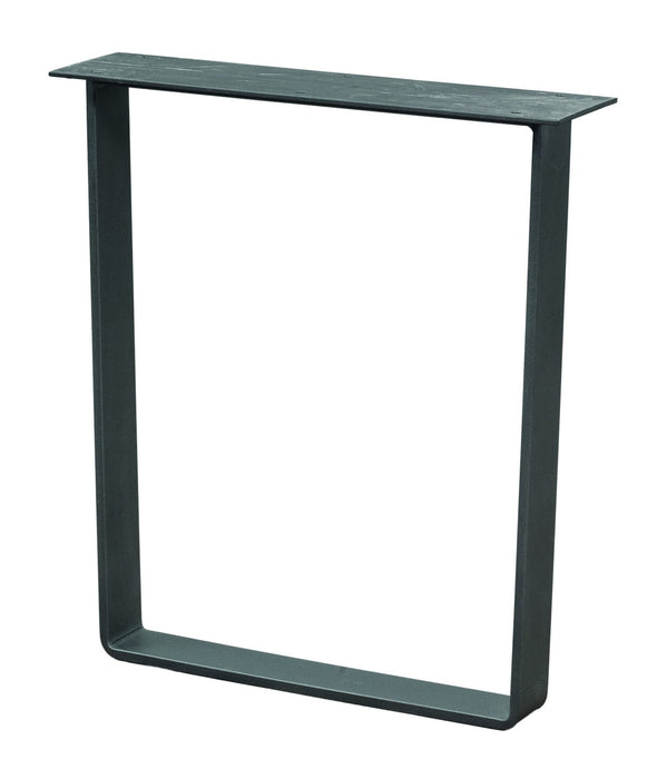 Straight Edge Bench - Steel U Base