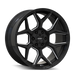 Mayhem 8119 VANQUISH 20x10 Gloss Black Milled wheel front view