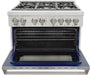 Cosmo 4-Piece Appliance Package - 36-Inch Dual Fuel Range, Island Range Hood, Dishwasher and Refrigerator in Stainless Steel (COS-4PKG-063) Cosmo
