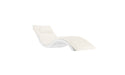 Ledge Lounger Signature Chaise Cushion With Pillow — STD Fabric - 4634-White