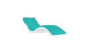 Ledge Lounger Signature Chaise Cushion With Pillow — STD Fabric - 4612 Aruba