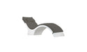 Ledge Lounger Signature Chaise Deep Cushion With Pillow — Standard Fabric-4644 Charcoal Grey
